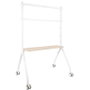 TooQ Soporte de Suelo con Ruedas iLOVE FS20207M-W para TV de 49-80" hasta 50kg Blanco y Haya